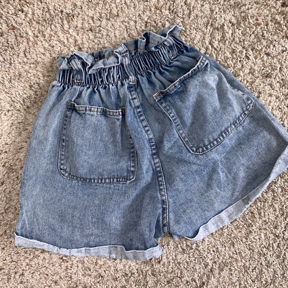 SOLD Vintage | Paper Bag Button Fly Shorts - Picture 2 of 4